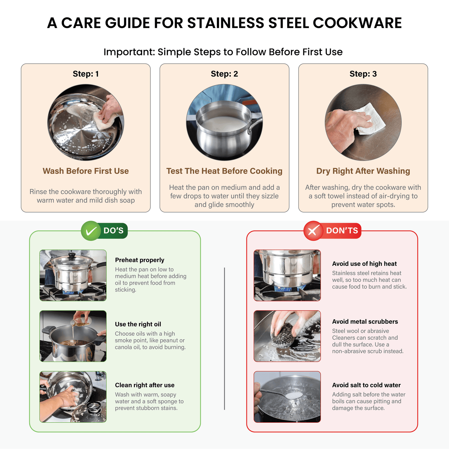Stainless Steel Multifunctional Honeycomb Deep Frying Pan with Lid(24cm)