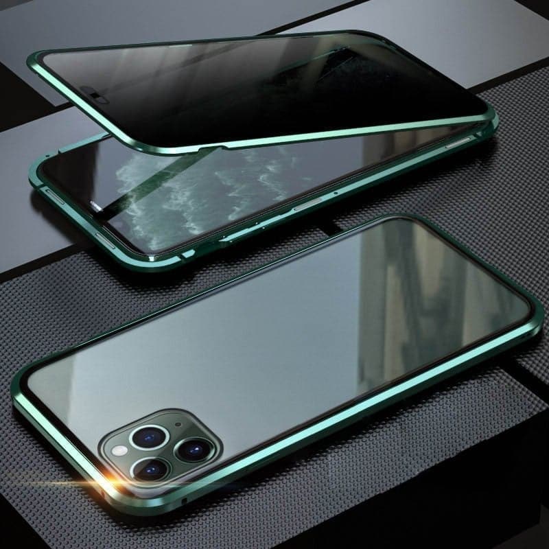 🎁Hot Sale 50% OFF⏳Magnetic iPhone case with privacy glass and metal