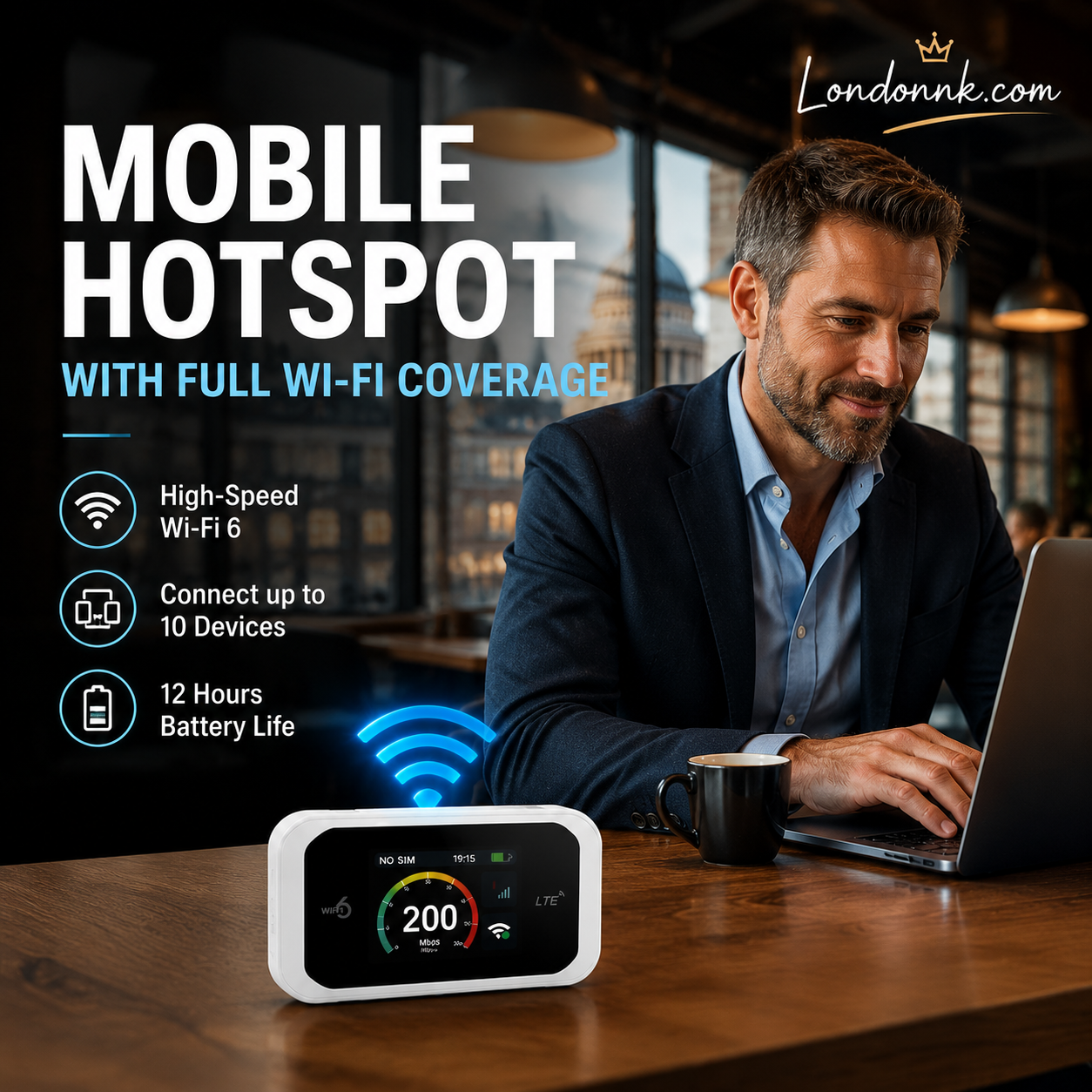 🥳2026 HOT SALE🥳💞50K+ SOLD!📶🌐 Mobile Hotspot – Portable WiFi, full coverage anywhere. No contract, no setup. Stay connected on the go! 📱✨